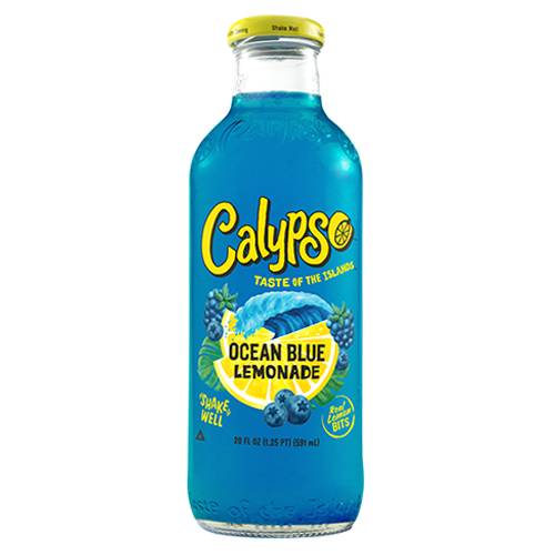 Order Calypso Ocean Blue Lemonade - 20 oz Bottle/Single food online from Bottle Shop & Spirits store, Los Alamitos on bringmethat.com