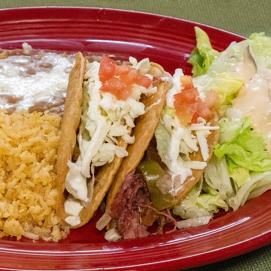 Order #4 Two Taco Dorados food online from Los Sombreros store, Downey on bringmethat.com