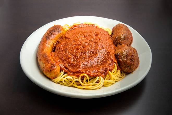 Order Meat Lover's Treat food online from The Old Spaghetti Factory store, Louisville-Jefferson County on bringmethat.com