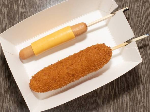 Order Cheddar Hot Dog food online from Oh K-Dog store, Hurst on bringmethat.com