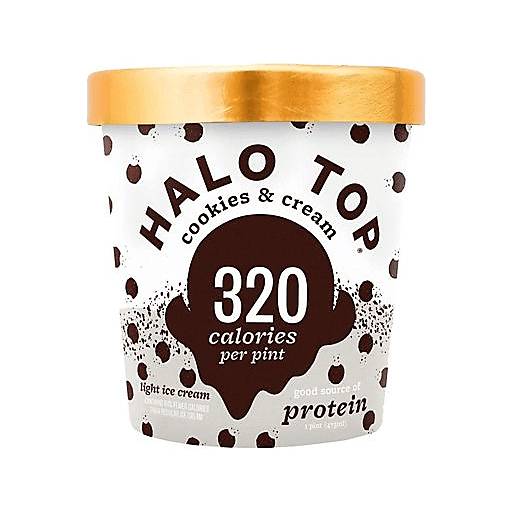 Order Halo Top Cookies and Cream Light Ice Cream (16 OZ) 40759 food online from Bevmo! store, Albany on bringmethat.com