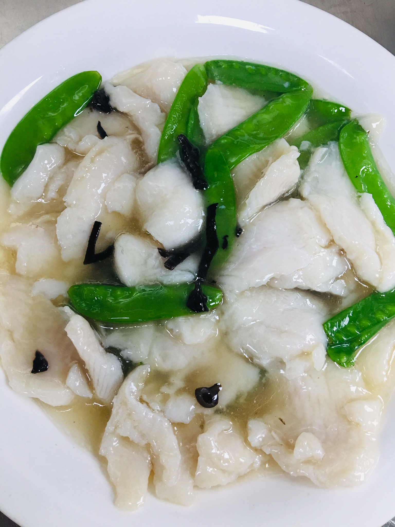 Order Sliced Fish in Rice Wine Sauce food online from Evergreen on 38th Street store, New York on bringmethat.com