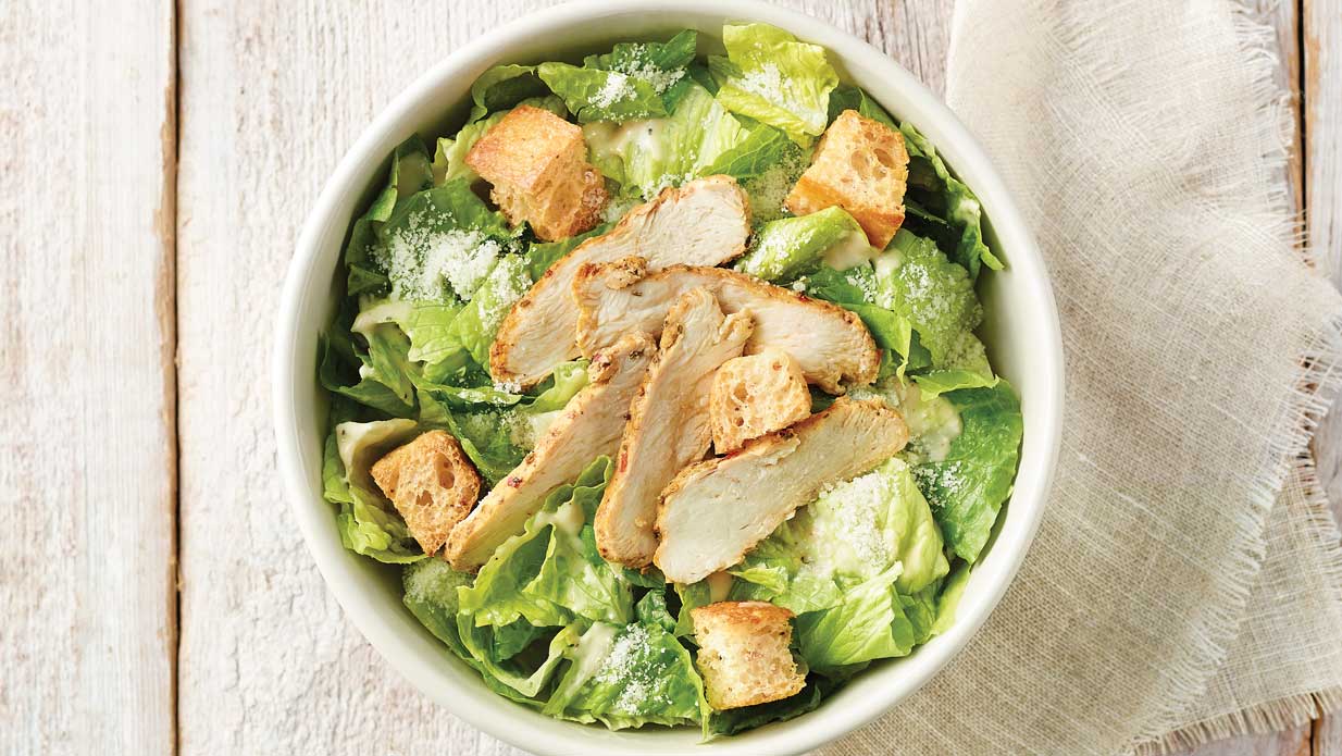 Order Caesar Salad With Chicken food online from Panera store, Eden Prairie on bringmethat.com