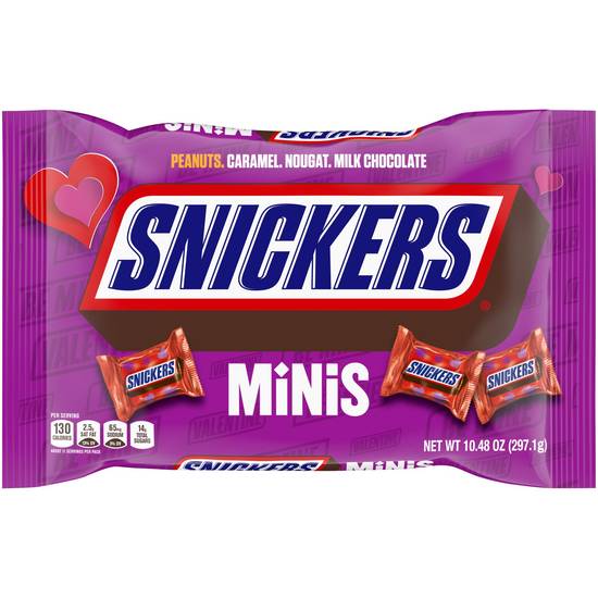 Order SNICKERS Minis Chocolate Candy Bars, Valentines Day Candy, 10.48 oz food online from Cvs store, EL MONTE on bringmethat.com