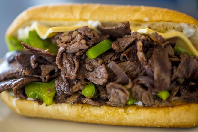 Order 30. Philly Cheese Steak food online from Frosty King store, Modesto on bringmethat.com