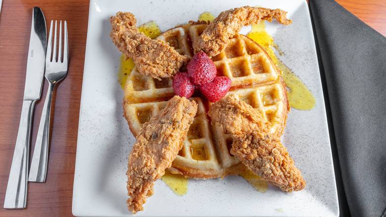Order Skyboxx Chicken and Waffle food online from Skyboxx Restaurant And Sports Bar store, Jonesboro on bringmethat.com
