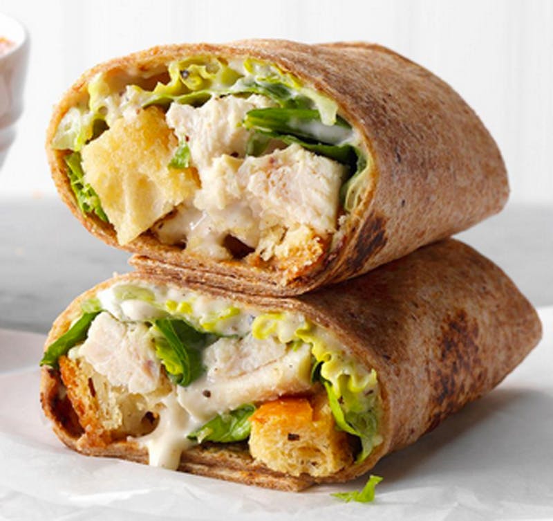 Order Chicken Caesar Wrap - Wrap food online from Brother Bruno Pizza store, Washingtonville on bringmethat.com