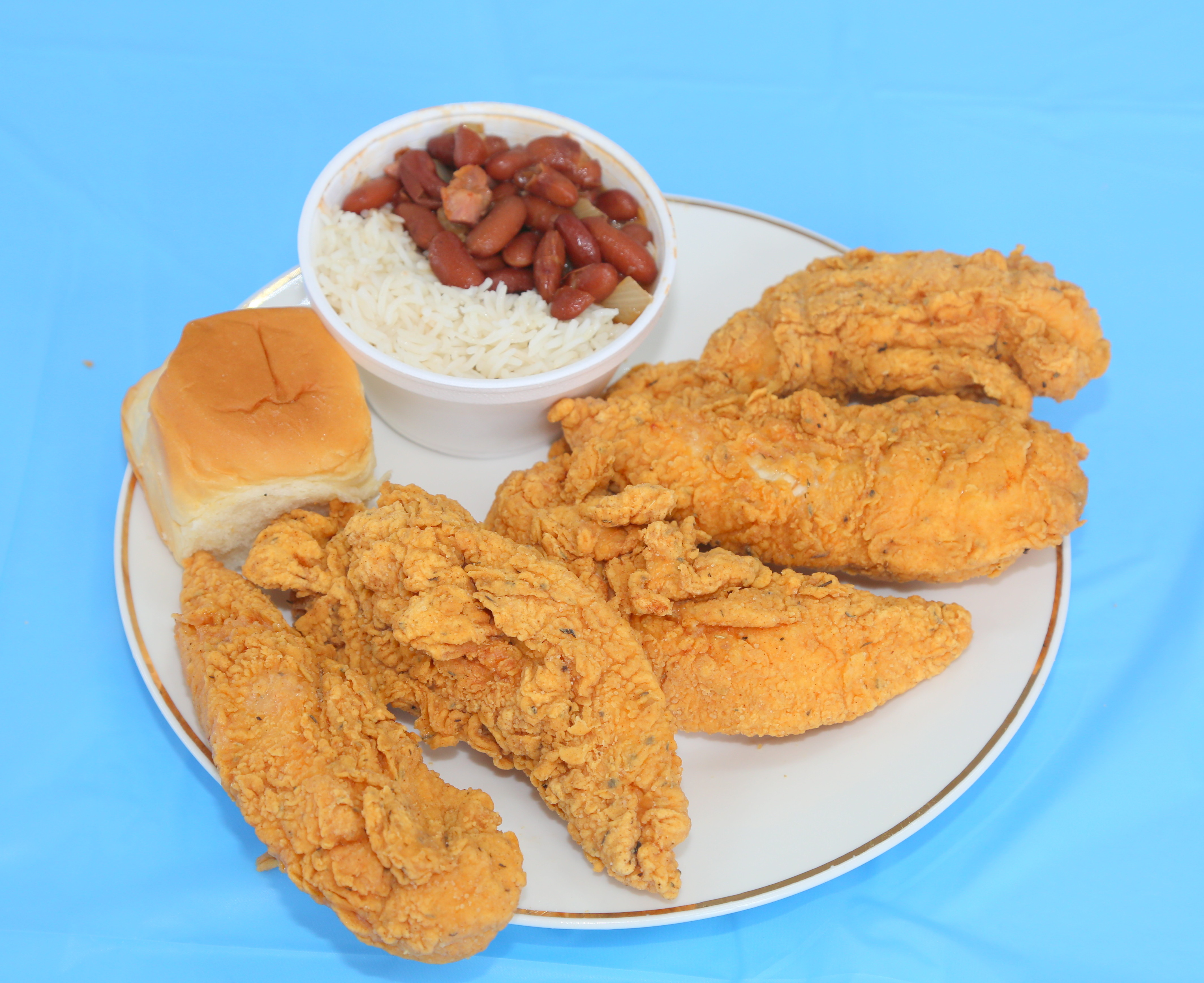 Order 5 Pieces Tender Meal Deal Dinner food online from Louisiana Fried Chicken store, Humble on bringmethat.com