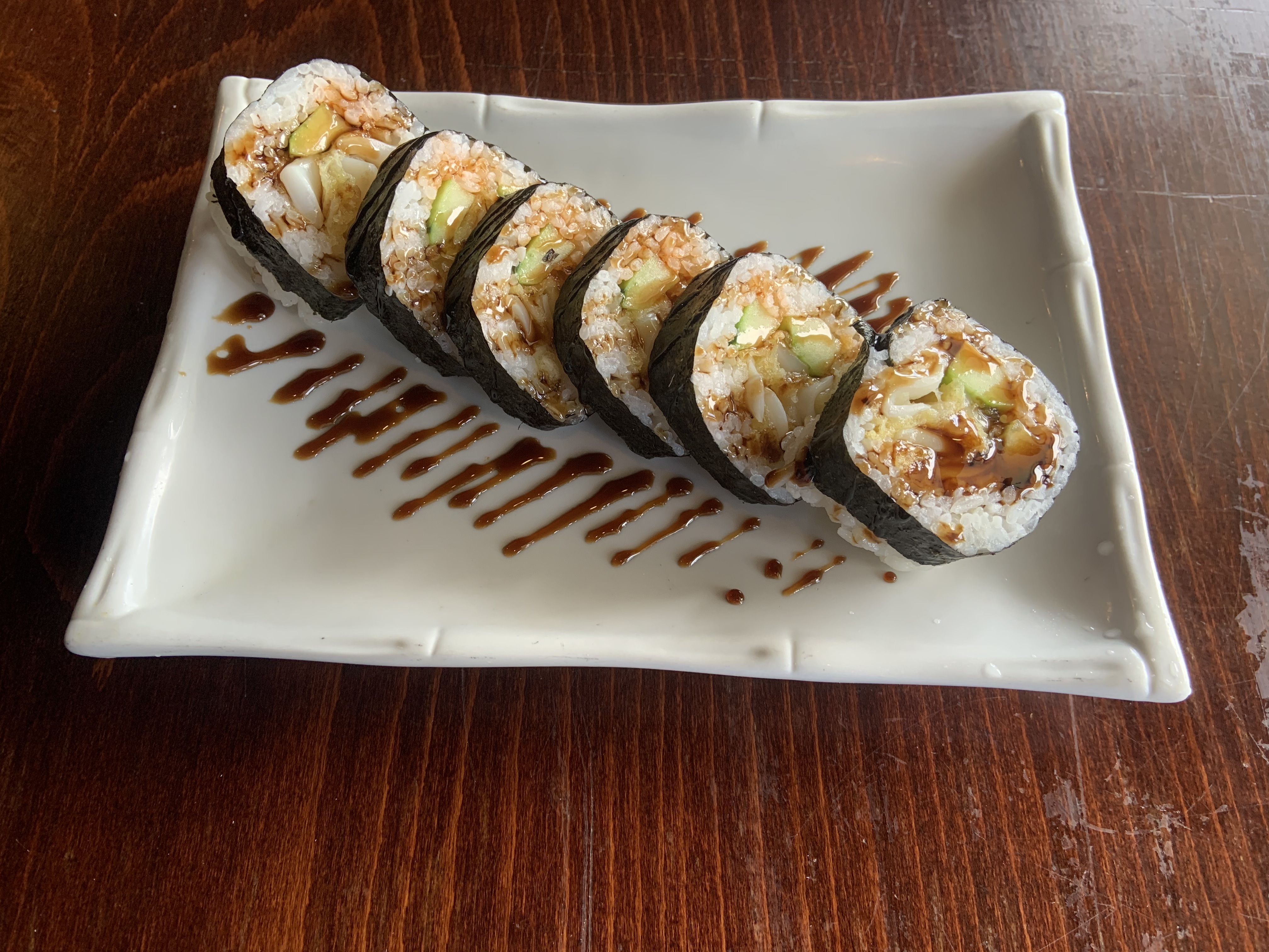Order Spicy Calamari Roll food online from Sushi 101 store, Charleston on bringmethat.com