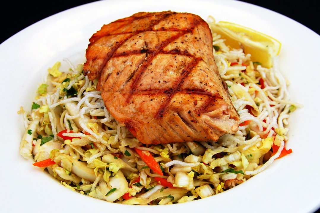 Order THAI SALMON food online from Jack Restaurant And Bar store, San Mateo on bringmethat.com