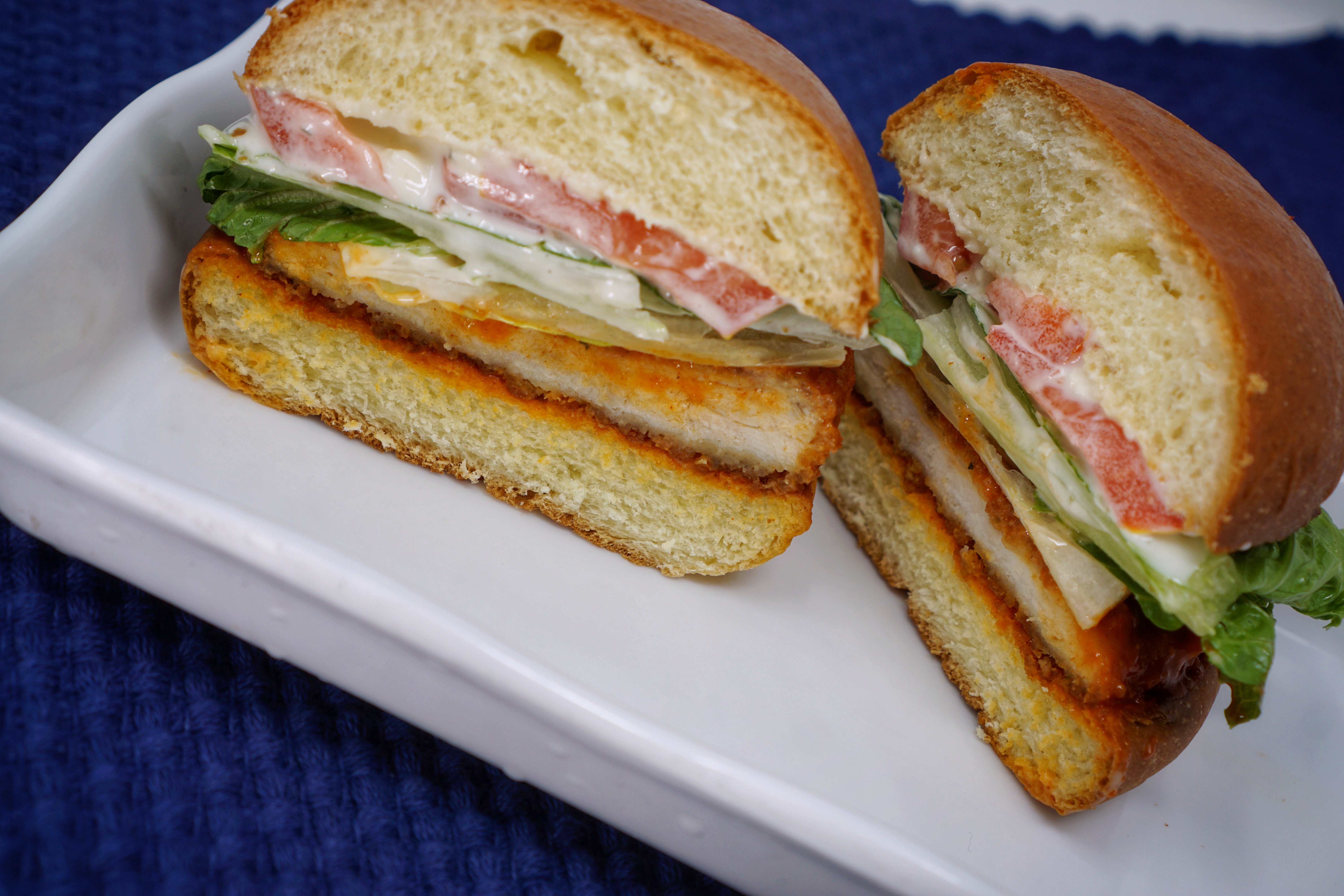 Order Buffalo Chicken Sandwich food online from Central Market New York store, New York on bringmethat.com
