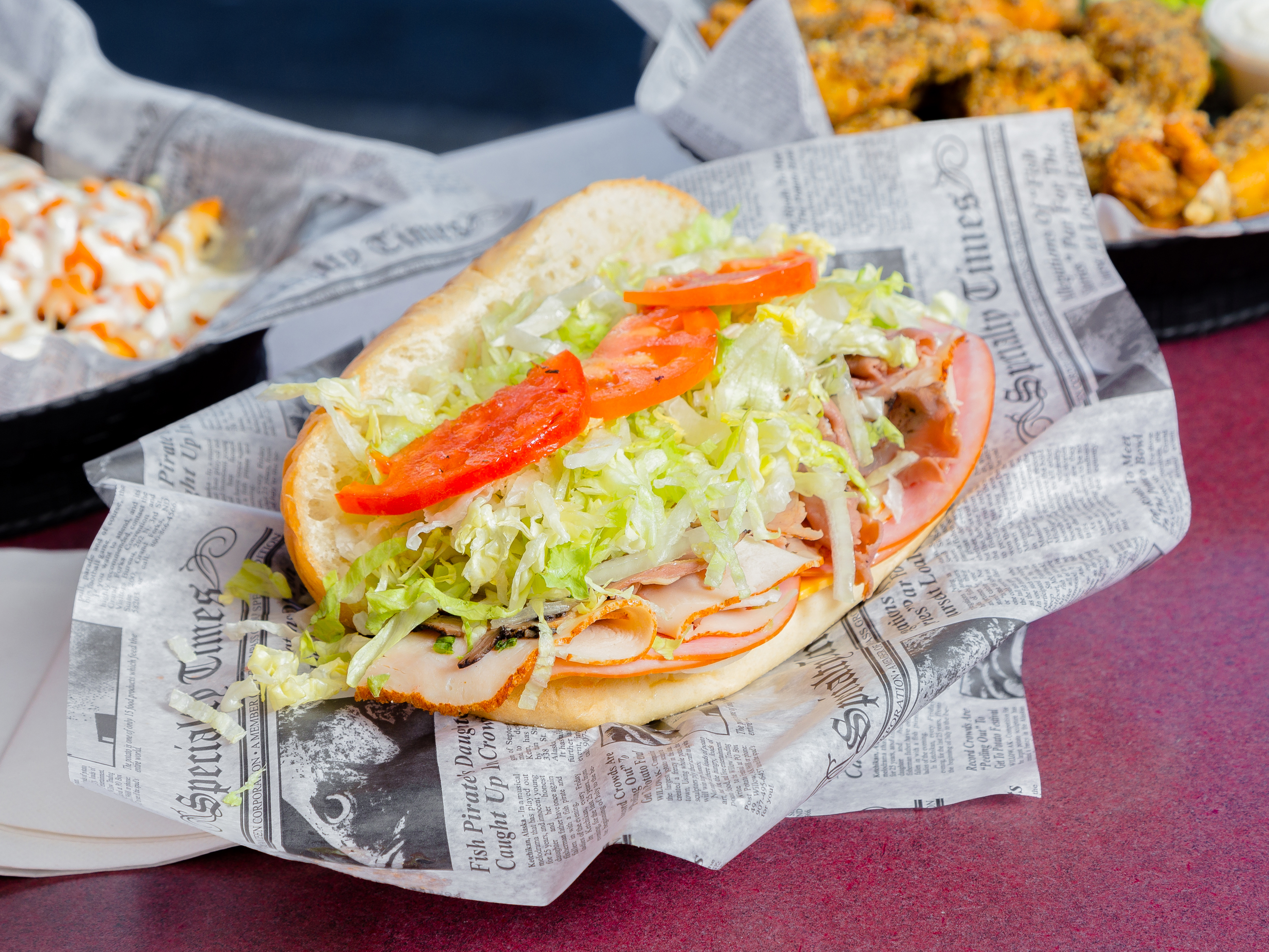 Order Small Sharpy's Special Sub food online from Scalpers Bar & Grille store, Lyndhurst on bringmethat.com