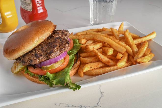 Order Burger food online from Talia's Cafe store, Allen on bringmethat.com