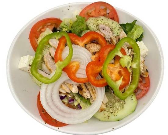Order Greek Salad food online from Mr. Breakfast Restaurant store, Hoffman Estates on bringmethat.com