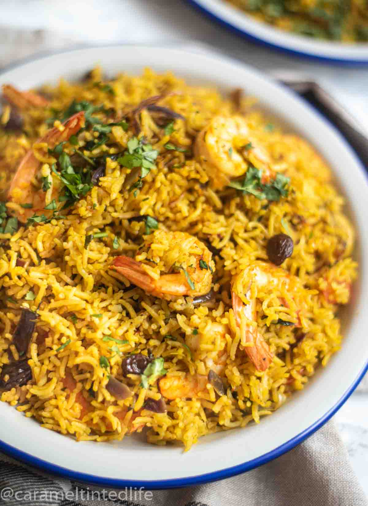 Order Shrimp Biryani food online from Cosmos Indian Cafe store, Lawrence on bringmethat.com