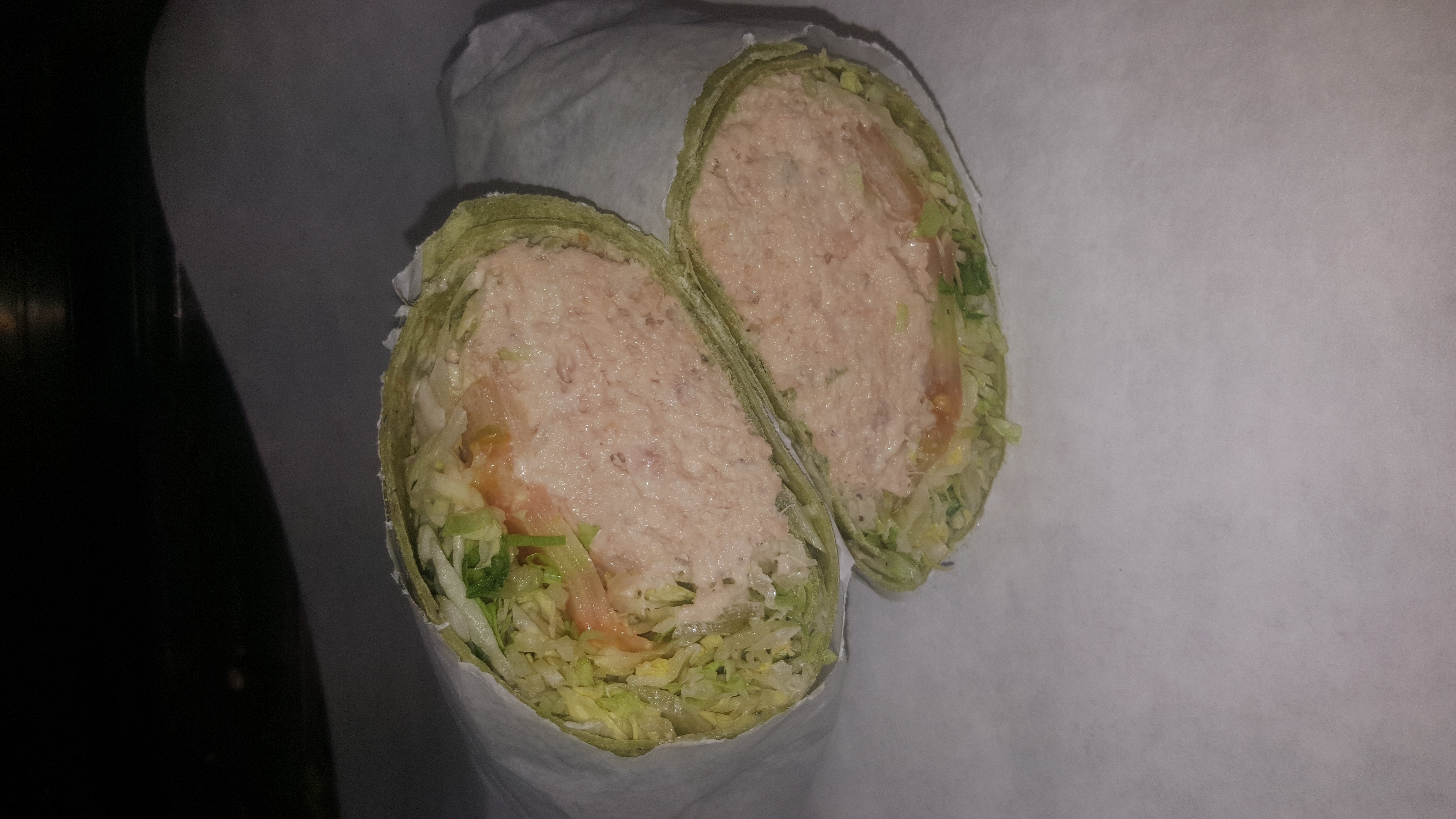 Order Chicken salad wrap food online from Super hero sub shop store, Jersey City on bringmethat.com