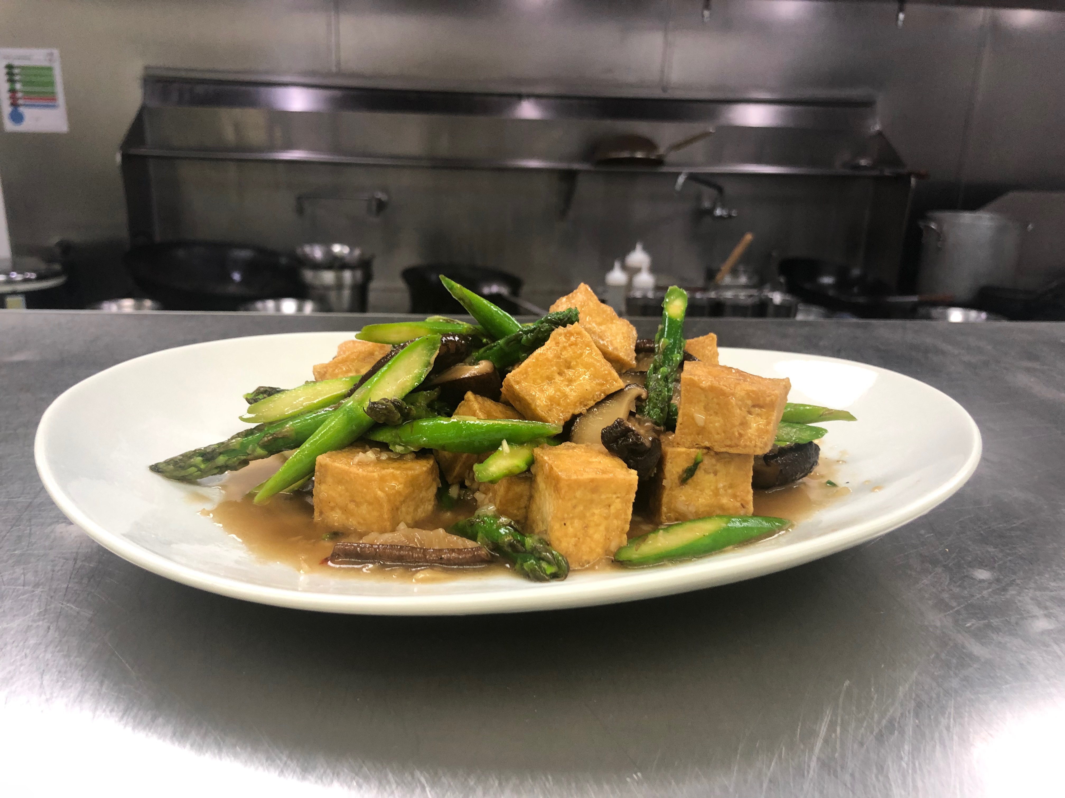 Order Tofu Asparagus food online from Kinnara Thai store, Las Vegas on bringmethat.com