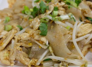 Order Gai Kua Noodle (Chicken Noodle) food online from Tamarind Thai Cuisine store, Camarillo on bringmethat.com