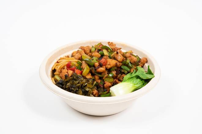 Order S6.  Stir Fried Chicken W.  Chili Paste香辣鸡丁 food online from Silky Kitchen store, New York on bringmethat.com