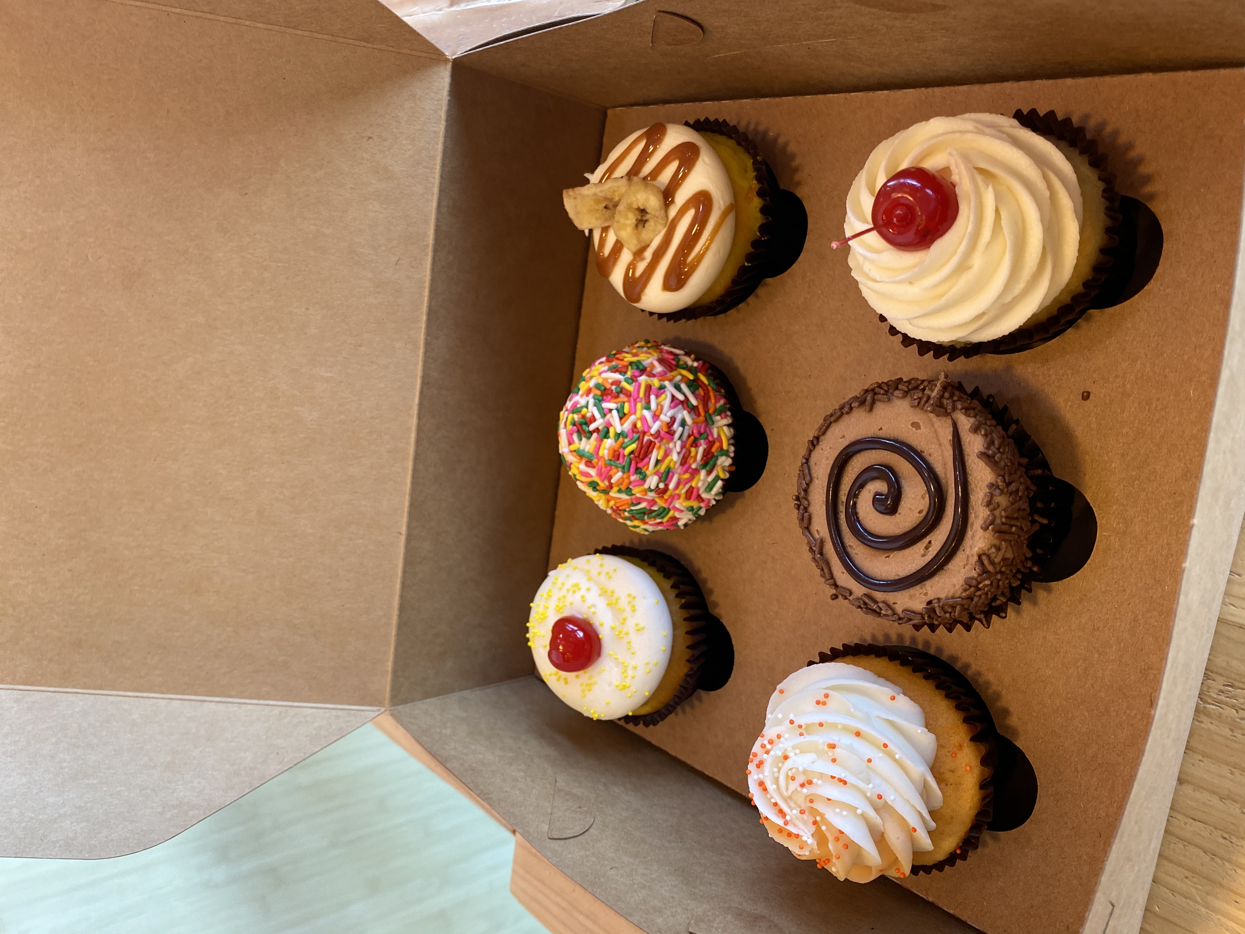 Order 6 Pack Variety food online from Sweet Daddy Cupcakes store, Chandler on bringmethat.com