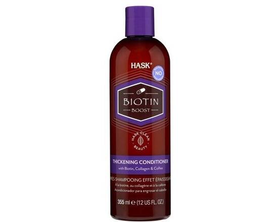 Order HASK Biotin Boost Thickening Conditioner 12 fl oz food online from iDa Beauty Supply Store store, Middletown on bringmethat.com