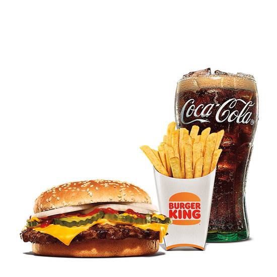 Order Single Quarter Pound King Meal food online from Burger King store, Parma on bringmethat.com