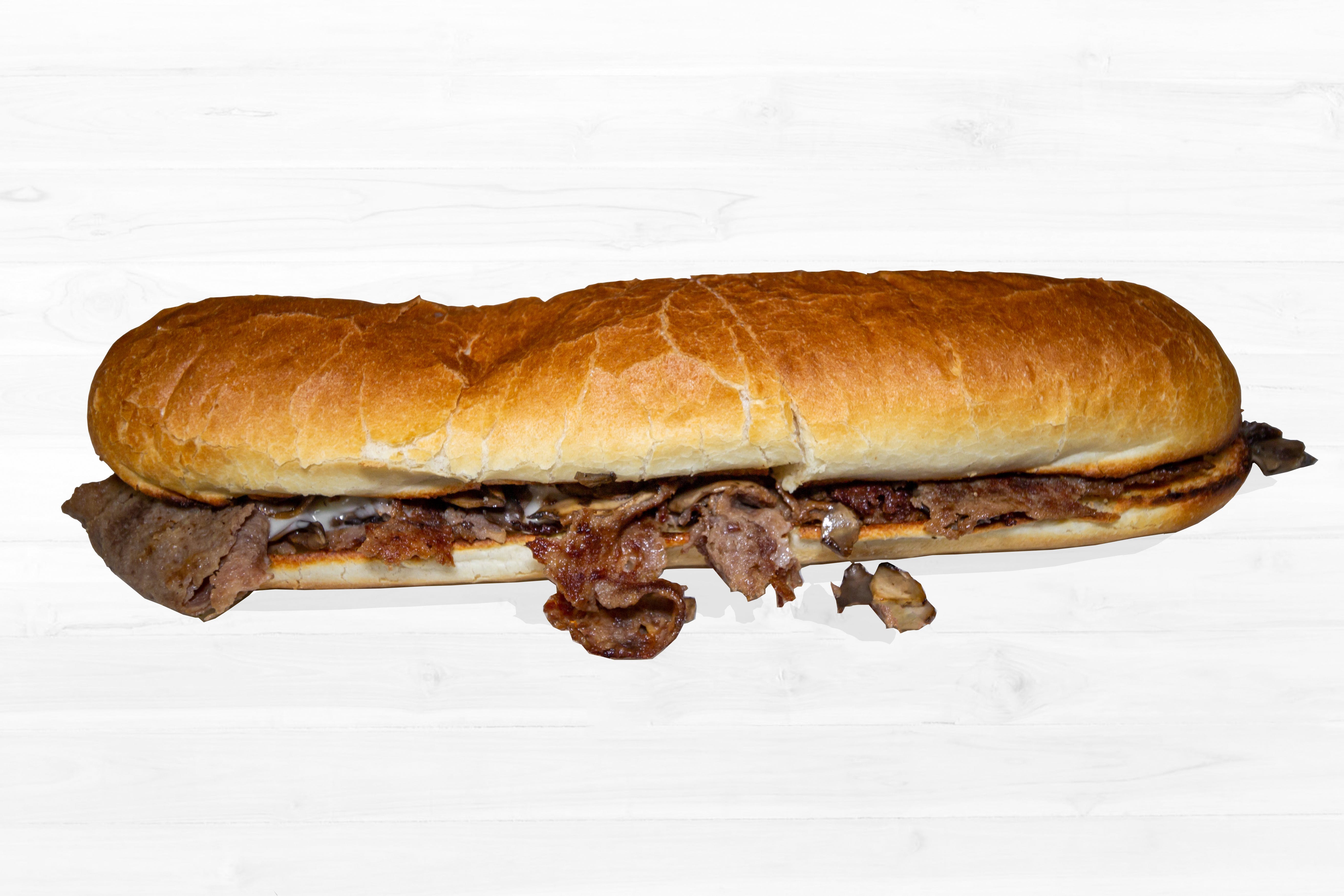 Order Steak & Cheese Sub - Mini food online from Broadway Bobby's store, Buffalo on bringmethat.com