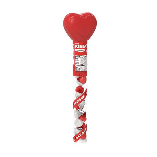 Order HERSHEY'S KISSES Milk Chocolate Candy, Valentine's Day, Heart Topped Filled Cane, 2.24oz food online from CVS store, CHAGRIN FALLS on bringmethat.com