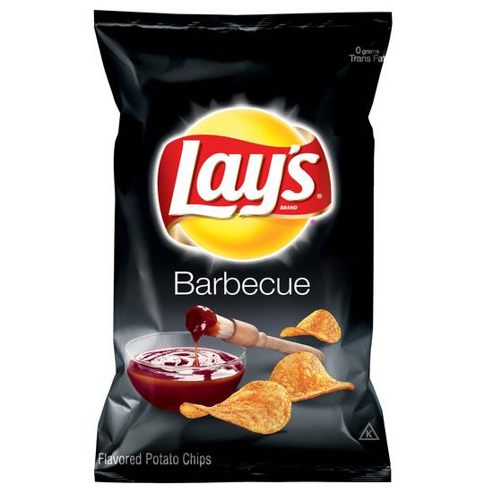 Order Lay's Potato Chips Barbecue food online from Deerings Market store, Traverse City on bringmethat.com