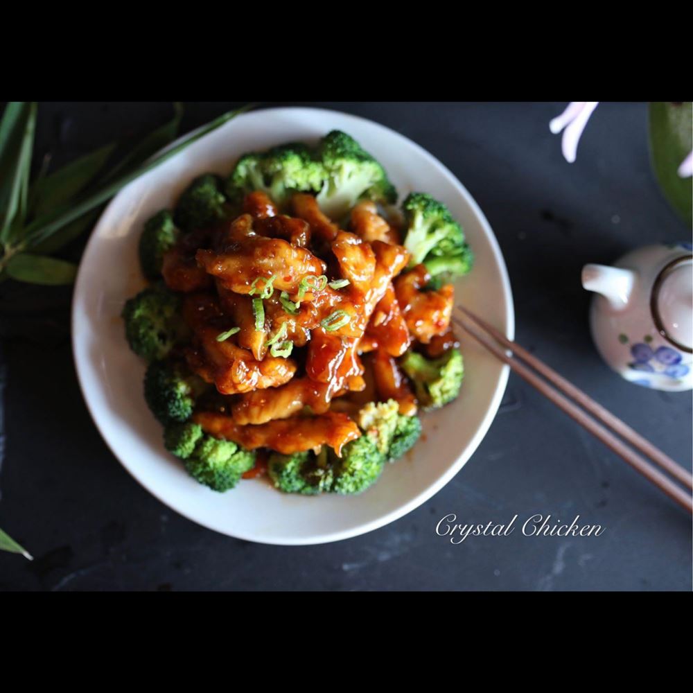 Order Crystal Chicken 翡翠鸡 food online from Asia Cafe store, Fredericksburg on bringmethat.com