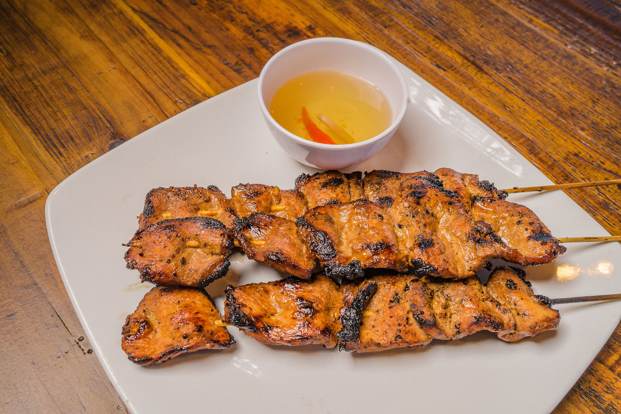 Order Pinoy BBQ Skewers  food online from Elsie Egg Rolls store, Hutto on bringmethat.com