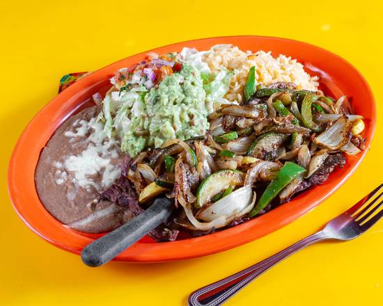 Order Carne Asada food online from Ole's Guacamole store, Asheville on bringmethat.com