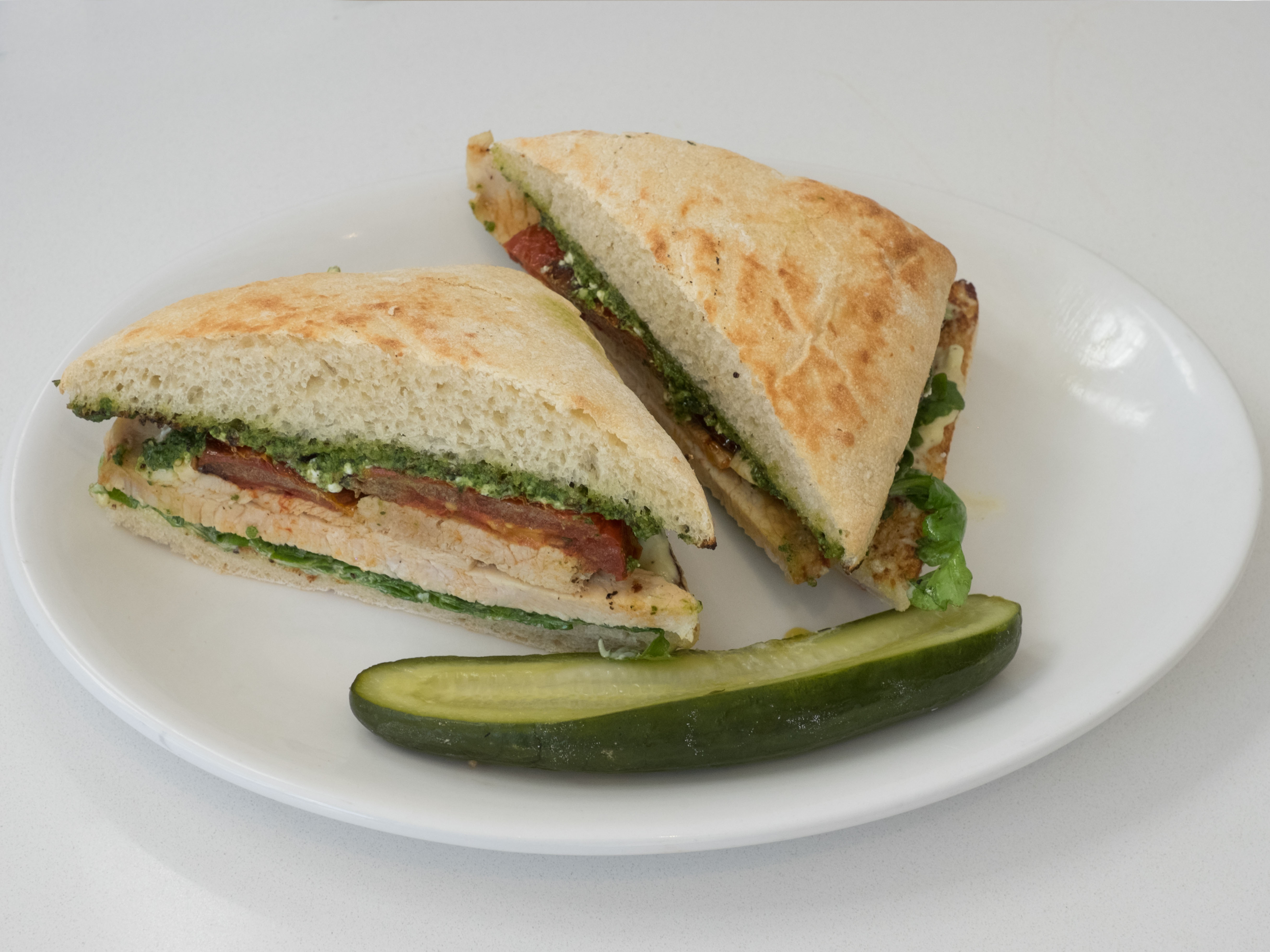 Order Turkey Pesto Sandwich food online from Moxie Eatery store, Denver on bringmethat.com