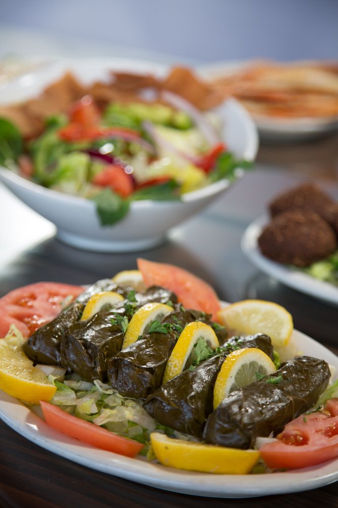 Order Grape Leaves food online from Kaza Maza Mediterranean Grill store, Norco on bringmethat.com