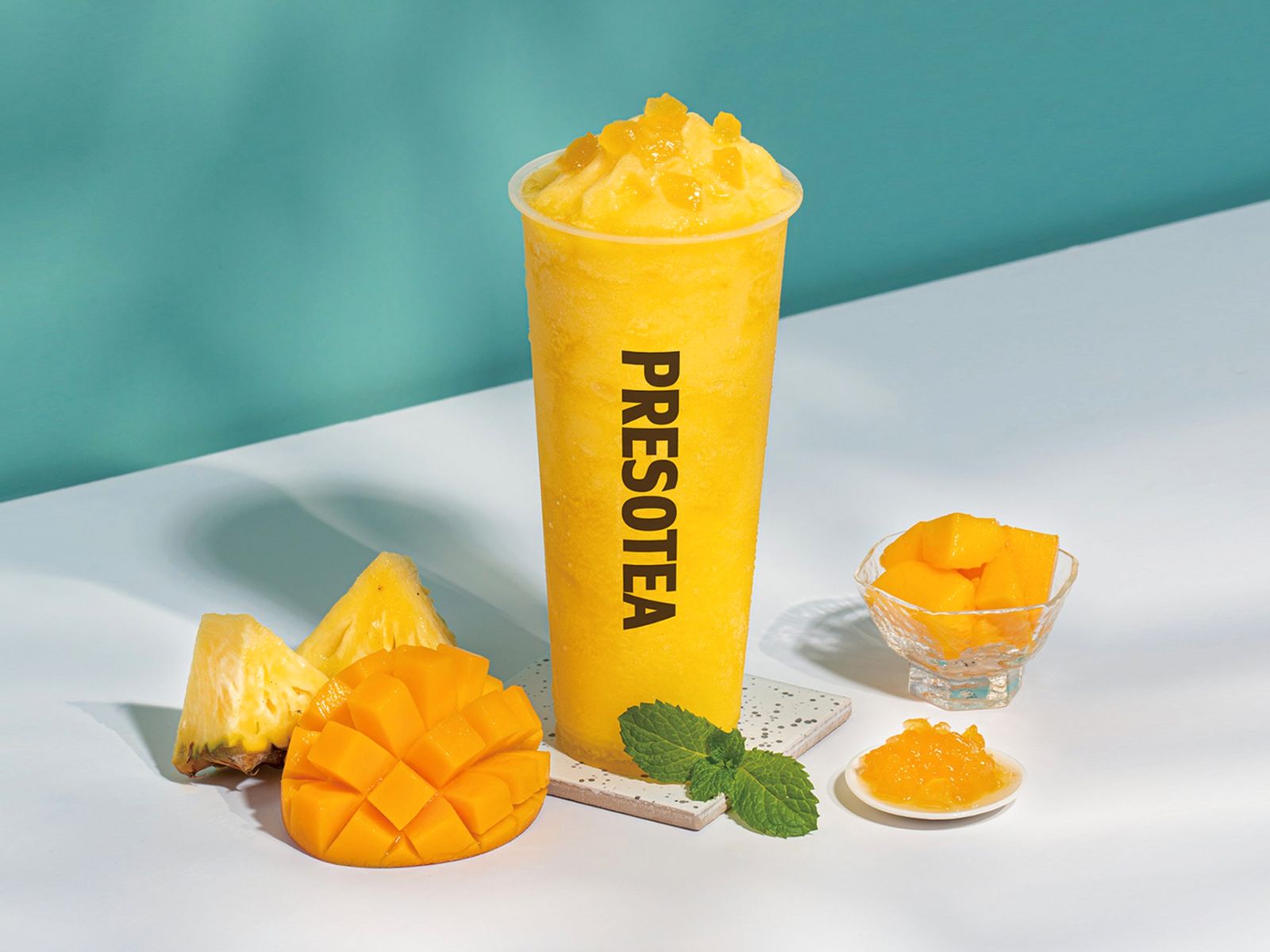 Order Mango Pineapple Slush food online from Presotea store, Hastings on bringmethat.com
