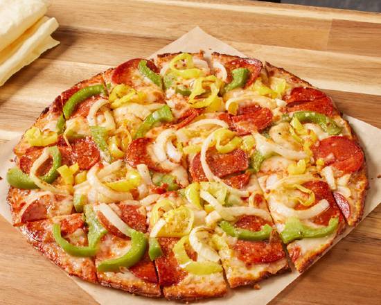 Order Cauliflower Pepperoni & Peppers  food online from Donatos Pizza store, Akron on bringmethat.com