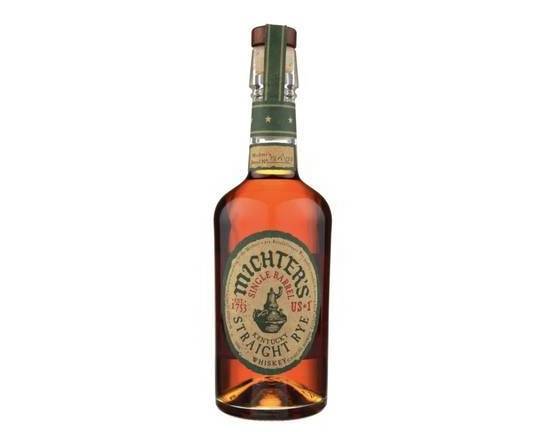 Order Michter's US-1 Straight Rye, 750mL whiskey (42.4% ABV) food online from Cold Spring Liquor store, Liberty Hill on bringmethat.com
