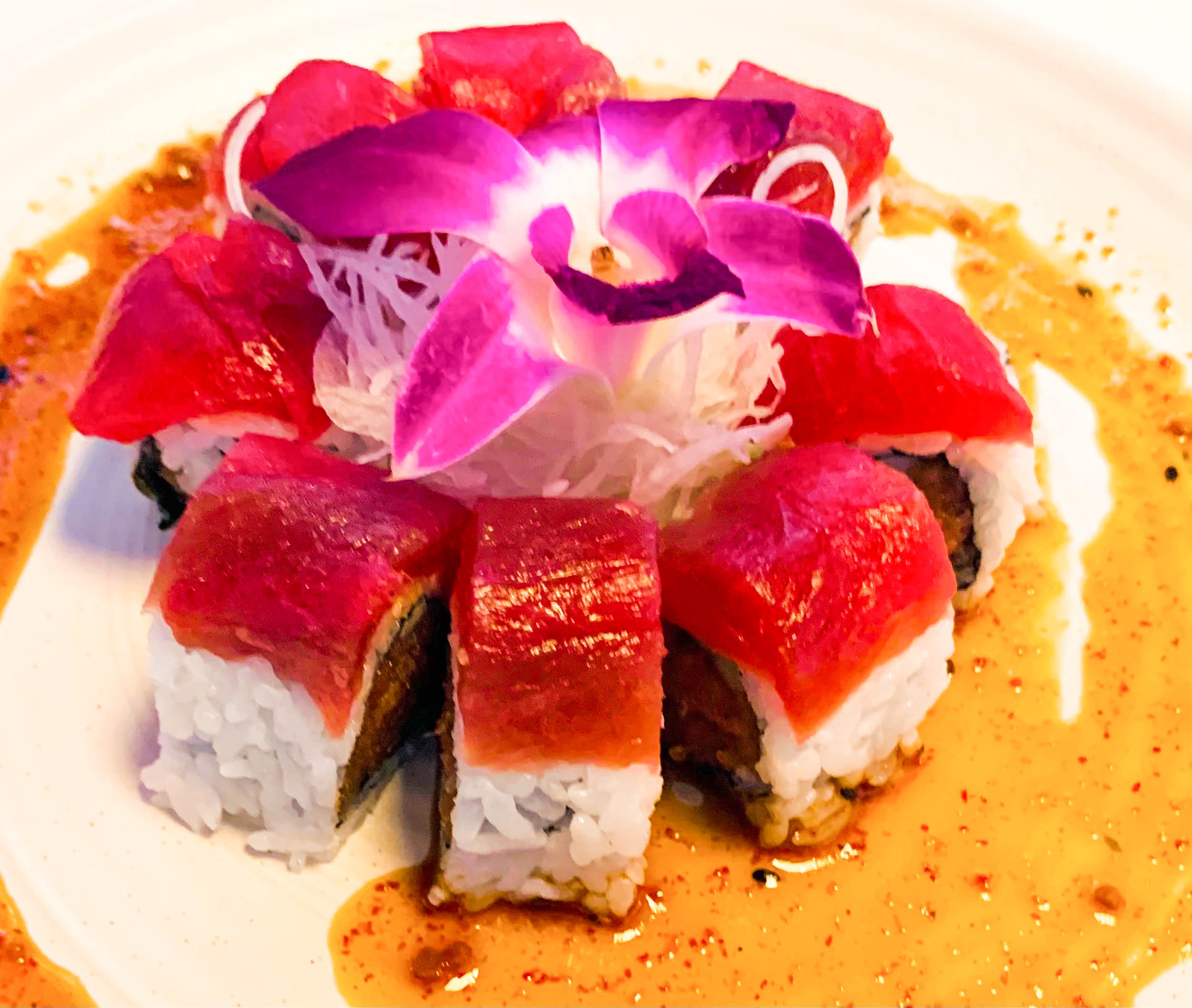 Order Hawiian Special Roll food online from Sushi Tanuki store, Las Vegas on bringmethat.com