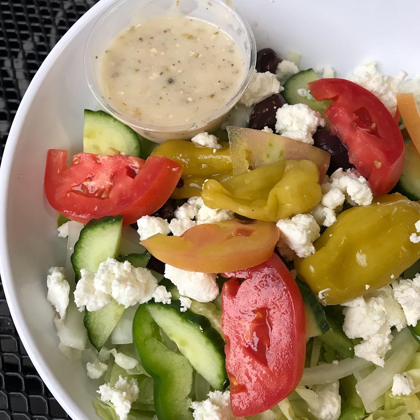 Order Greek Salad food online from New York New York store, Tampa on bringmethat.com