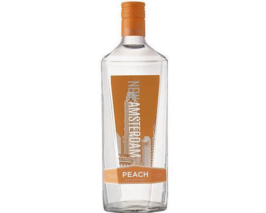 Order New Amsterdam Peach Flavored, 1.5L vodka (35.0% ABV) food online from Central Liquor Market store, Los Angeles on bringmethat.com