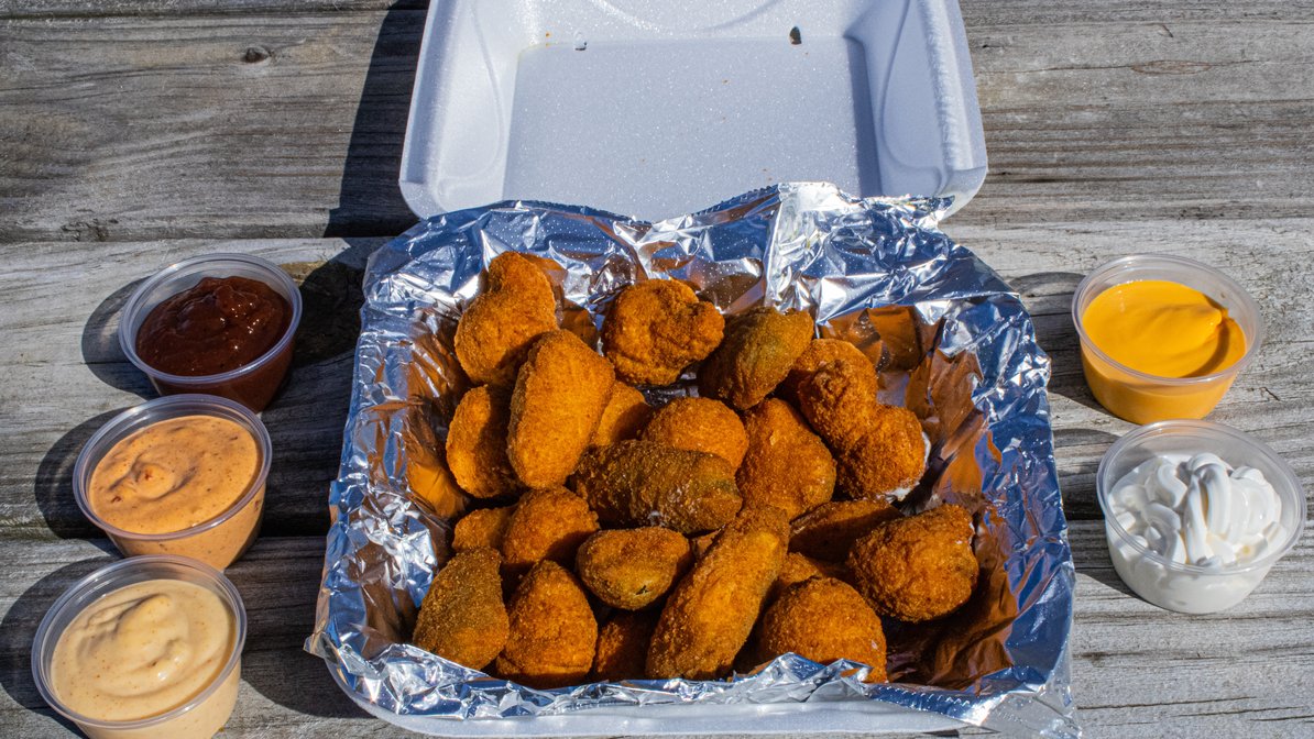 Order 1 lb. - 8 oz. ea Poppers / Mushrooms  food online from Real Deal Grill store, Delaware on bringmethat.com