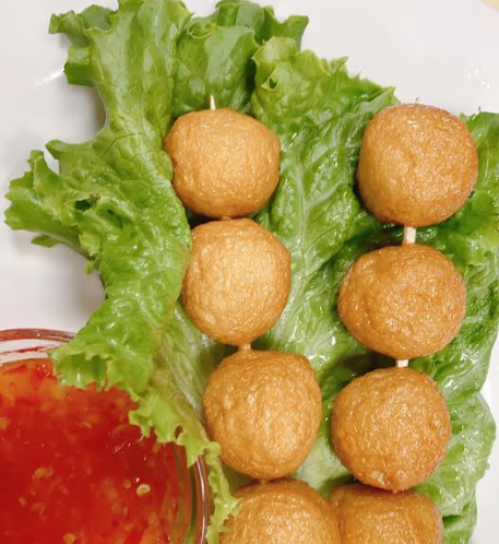 Order Fried Fish Ball with Asian Sesame Sauce food online from My Thai store, Newark on bringmethat.com