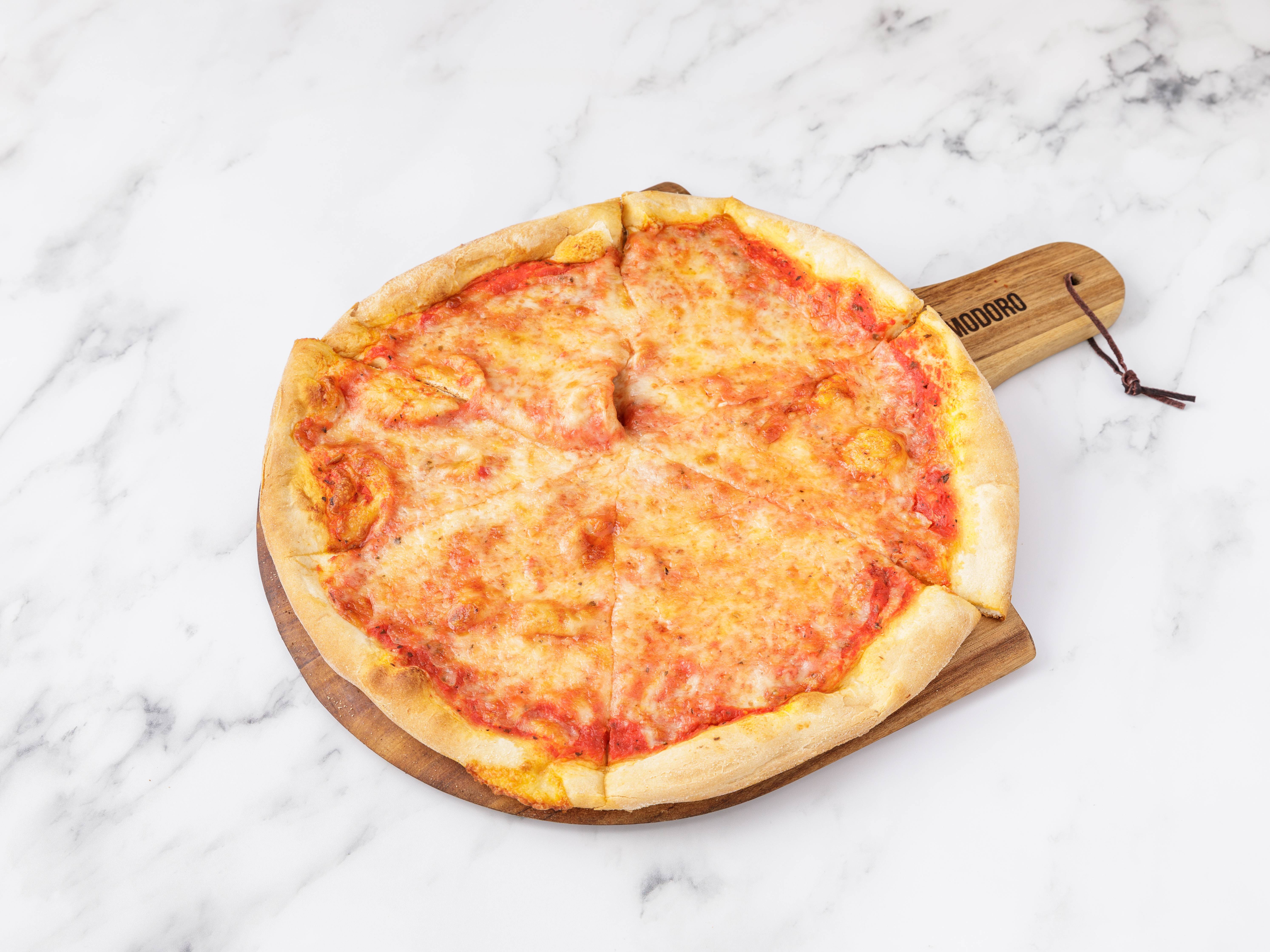 Order Plain Cheese Pizza food online from Emilia Romagna Pizza  store, Wood Ridge on bringmethat.com