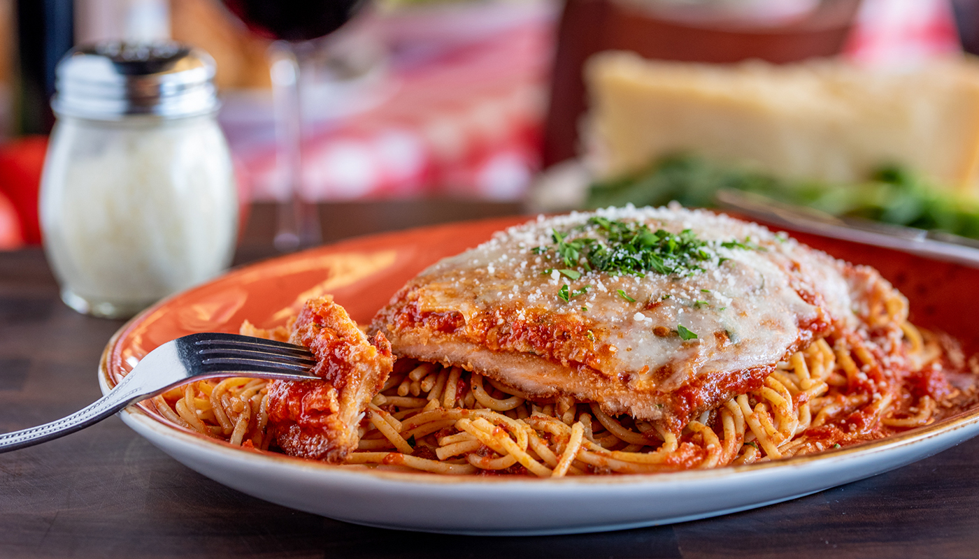 Order Chicken Parmesan  food online from Russo's Pizza store, Austin on bringmethat.com