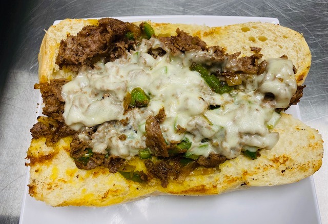 Order Philly Cheesesteak Sandwich food online from River City Grill And Pizzeria store, Bainbridge on bringmethat.com
