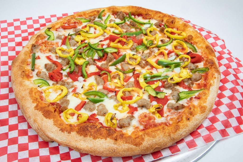 Order Arrabiata Pizza - Medium 12'' food online from Clockwork pizza store, Marlborough on bringmethat.com