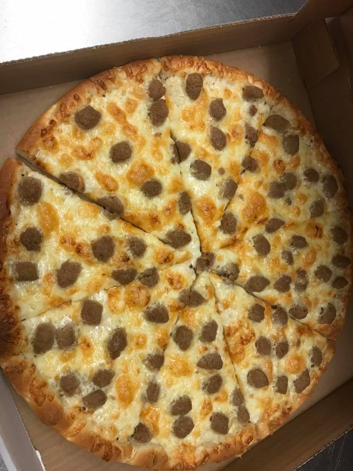 Order Meat Lover Pizza food online from Pizza Plus & Subs store, Natick on bringmethat.com