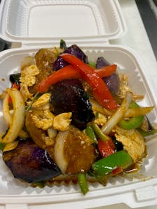 Order 48. Spicy Eggplant food online from Youpa Thai Kitchen store, Kent on bringmethat.com