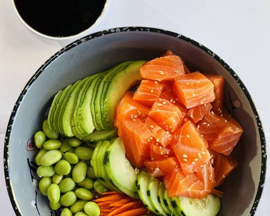 Order Salmon Poke Bowl food online from Awi Sushi store, Colorado Springs on bringmethat.com