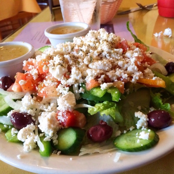 Order Greek Salad  food online from Corfu store, Sierra Madre on bringmethat.com